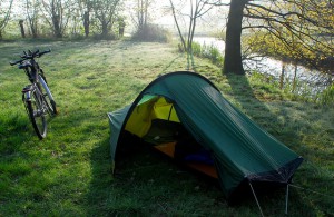 A nearly empty campground in the Netherlands